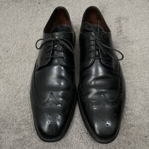 Allen Edmonds BEL AIR Wingtip Derby Dress Shoes Men's Size 13D Black Brogue